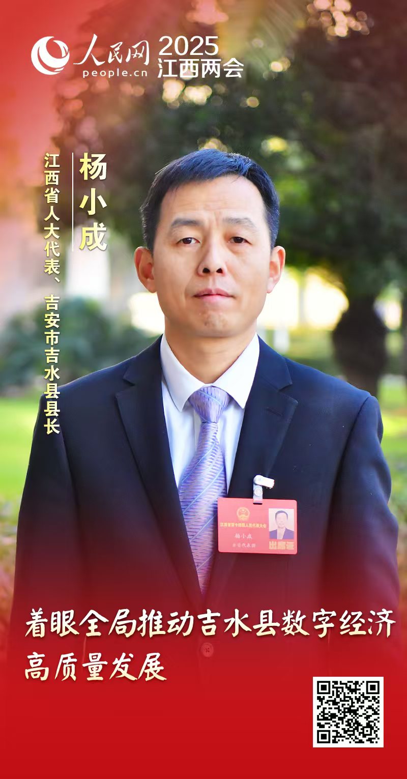 全局推动吉水县数字经济高质量发展AG真人国际游戏杨小成代表：着眼(图2)